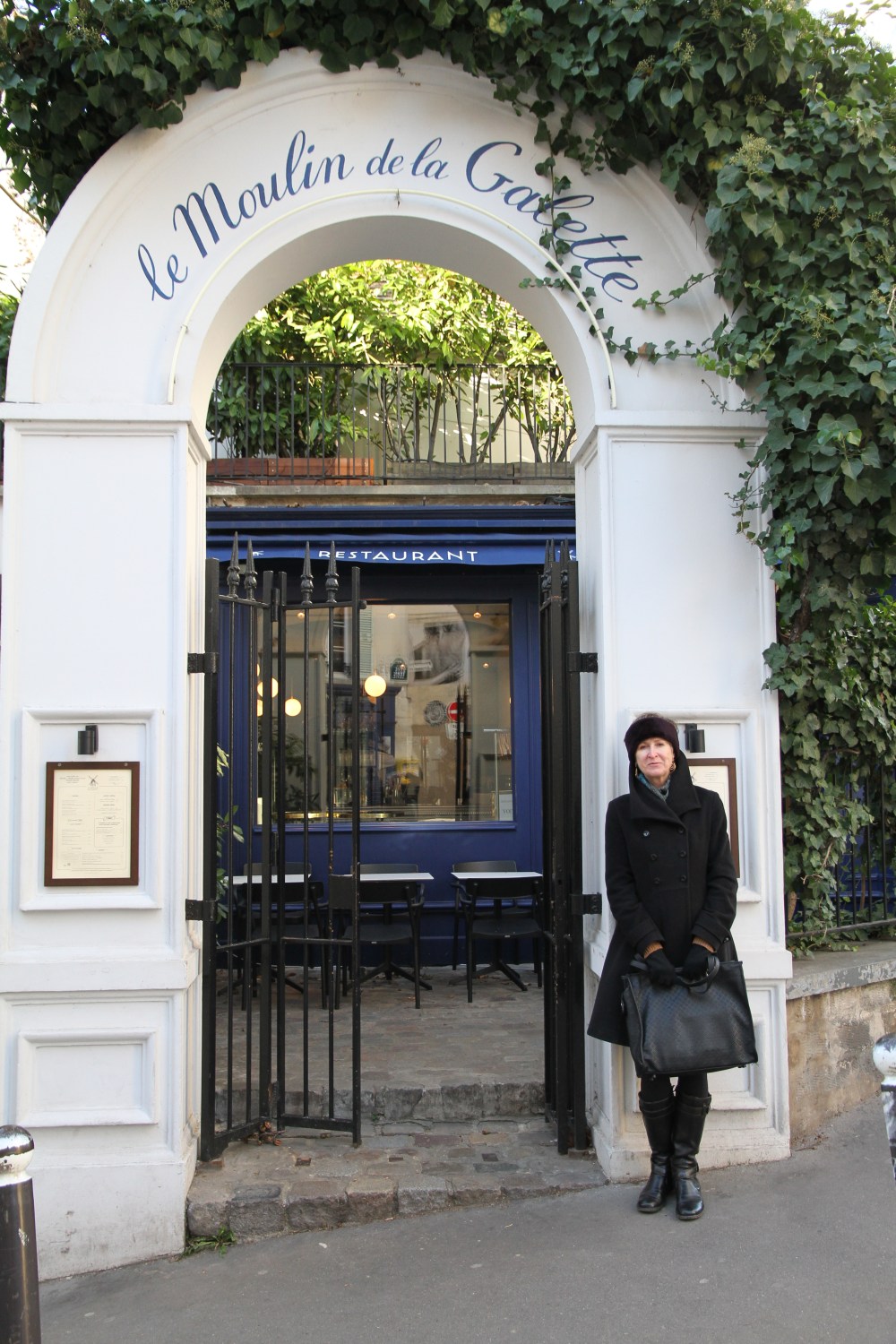 Outside of dance hall Moulin de la Galette Montmartre Paris